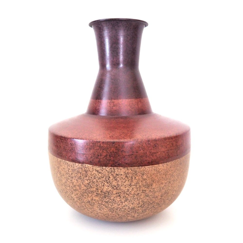 Decorative Tricolor Metal Vase